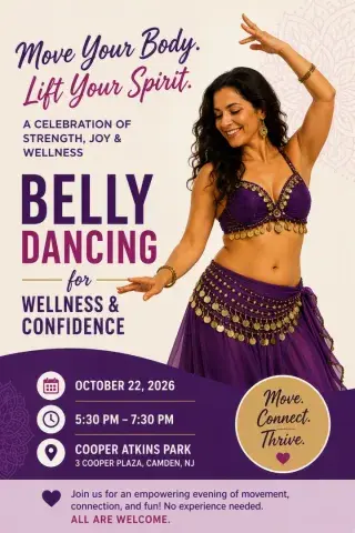 Find Joy Now: Belly Dancing  — Oct 20, 2026